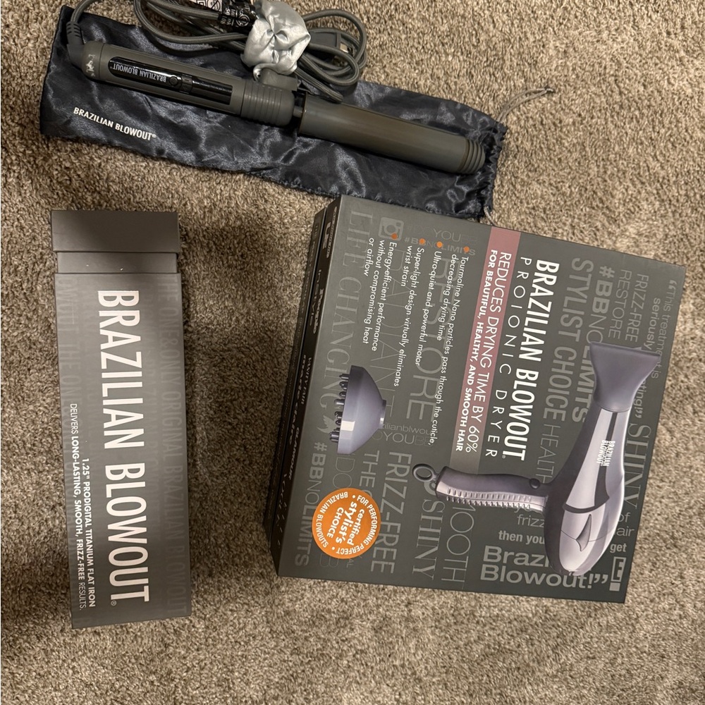 Brazilian Blowout Hot Tools (Blow dryer, flat iron) NEW